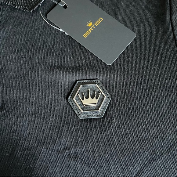 Bertigo
Men's Black Rex Patch Polo - Picture 9 of 13